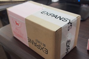 EXPANSYSでちゃんと届いたよー！