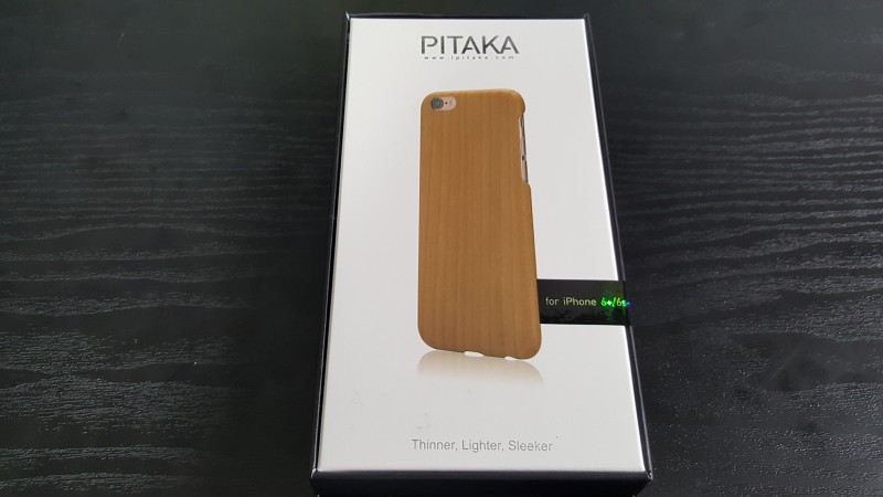 PITAKA iPhone6SPlus用天然桜ウッドケース