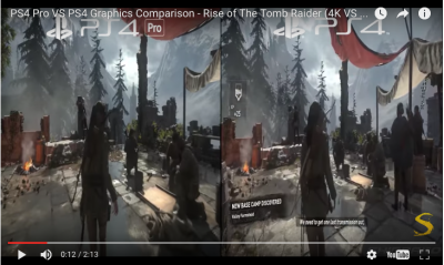 PS4SLIMとPROのスペック差の割に、実際の映像はそんなに差がなかった