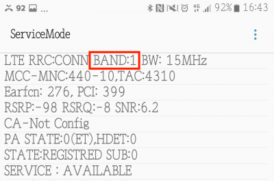 ドコモで使うときはBand1さえ対応していればなんとかなる説？-1
