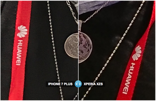 iPhone7 PlusとXperia XZSの比較